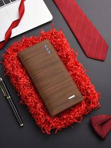 Men's Long Wallet, Fashion Clutch Wallet, PU Leather Long Wallet With Multiple Card Slots, Unisex Purse For Money/Cards/Coins/Tickets/ID, Travel Formal/Business Formal - Multicolor - View 14