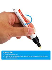 1pc Waterproof Ceramic Tile Joint Filling Pen For Kitchen, Bathroom Wall And Floor Tile Gap Color Changing And Repair, Stickers, Wall Decal, Vinyl Decal For Home Decorations, Spring Decoration Items Refresh Your Home, Festival Decoration Stickers Gifts Birthday Graduation Room Decor Wall Decor Bathroom Decor Bedroom Decor Room Decoration Stuff Living Room Decor House Decor Home Decor Living Room Wall Paper Wallpapers