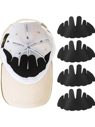 5pcs/10pcs Absorbent Pads | Sweat Liner For Baseball Cap, Sports Cap, Wide Brim Caps, Outdoor Hard Hat Sweatband