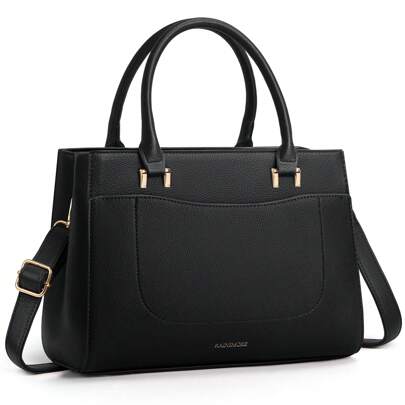 Handbags For Women PU Leather Ladies Designer Handbags For Women Waterproof Women's Top-Handle Bags Fashion Shoulder Tote Bag For Casual Work