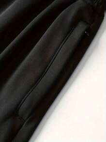 Men's Floral Print Casual Sportswear Suit, Spring/Autumn