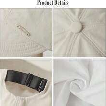 3pcs/1pc Women's Quick-Dry Solid Sun Protection Baseball Cap With Visor Brim, Summer Outdoor Golf Beach Hat, Suitable For Vacation, Beach, Gifts, Ponytail - Foldable - Sun Hat Quick Drying Summer Beach Outdoor - UV Protection Baseball Cap, Ultra-Light Fabric, Ultra-Light,