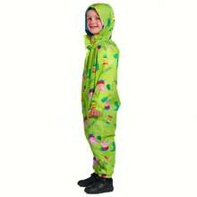 Peppa Pig Puddle Suit | George Pig Boys' Waterproof Rain Jumpsuit | Kids' Outdoor Wear | Fast UK Delivery Shipping | Trusted UK Seller | Great Gift For Kids | Perfect For Birthdays And Christmas - Green - View 3