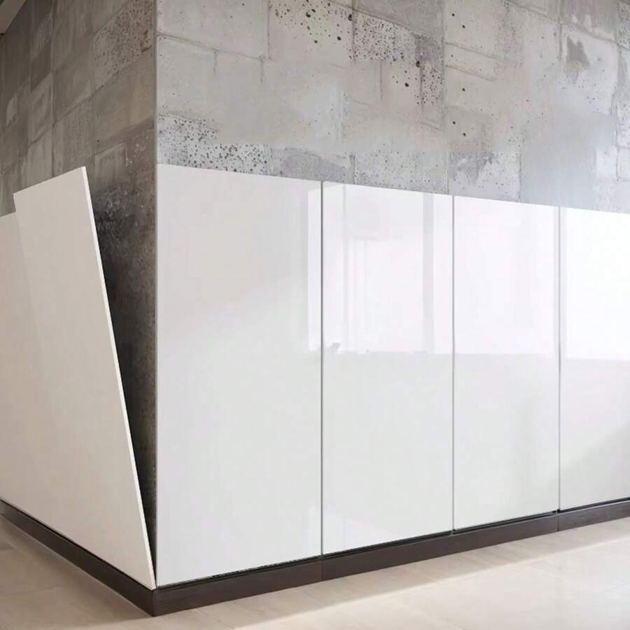 9/49 件 3D 仿石瓷砖贴纸，即撕即贴瓷砖后挡板，客厅墙贴，简易 DIY 3D 墙板，防水防霉，60x30 厘米 - 白色 - 查看 1