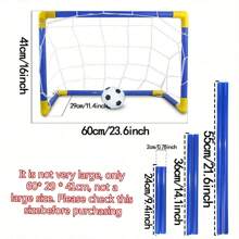 1 Set Kids Soccer Net Kids Sports Soccer Goal,With Portable & Detachable Goal,Sports Mini Soccer Goal Set Portable Backyard Indoor Mini Football Net Football Goal Door Training Game Toy,Perfect For Indoor/Outdoor Play, Family Bonding, Birthday & Holiday Gifts