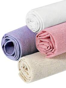 1pc Linen Ed Fabric, For Garment Making DIY Decor - Multicolor - View 8