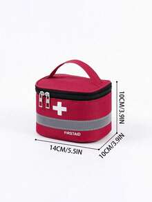 1pc Portable Medical Bag For Travel, Outdoor Storage, Health Bag, Medicine Box For Travel, Home Medicine, Home Fabric Medicine Box - 彩色 - 查看 15