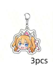 2D动漫人物模型动漫派对礼物原创亚克力钥匙扣2.5次元之莉莉丝奥村正宗天野莉莉丝橘美刈可爱Y2K卡通挂件，适用于单肩包和背包和钥匙，送给粉丝的完美礼物，Cosplay派对装饰挂件汽车挂件创意动漫衍生品，日漫挂件，资深动漫迷收藏品，御宅族系列礼物，便宜的节日礼物 - 彩色 - 查看 8
