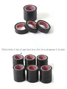 Taśma elektryczna 2/5/10/20-częściowa, trudnopalna, odporna na wysokie temperatury taśma elektryczna do użytku wewnątrz i na zewnątrz, wysokiej jakości czarna taśma wodoodporna, wodoodporna samoprzylepna taśma elektryczna z PVC, czarna izolacja przewodów elektrycznych, trudnopalna taśma plastikowa, elektryczna, wysokonapięciowa, wielofunkcyjna, wodoodporna, samoprzylepna taśma elektryczna z PVC