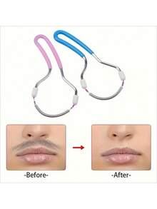 Portable Facial Hair Removal Tool – Safe & Skin-Friendly Spring Design For Easy Removal Of Fine Hair On Face, Lips, And Hands – Smoothens Skin For Flawless Makeup Application – Compact & Convenient For On-The-Go Use. - Nhiều màu - Xem 5