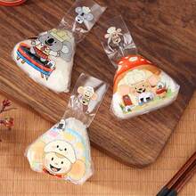 1Set/50PCS, 100PCS, 150PCS, 200PCS Cartoon Animal Pattern Triangle Rice And Vegetable Roll Packaging Bag Sushi Mold Japanese Rice And Vegetable Roll Bag Kitchen Supplies - Multicolor - View 33