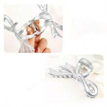 1 pièce Grand clip à cheveux en forme de nœud papillon pour femmes, convient pour un usage quotidien, accessoires pour cheveux, clips à cheveux, pinces à cheveux, pince à cheveux