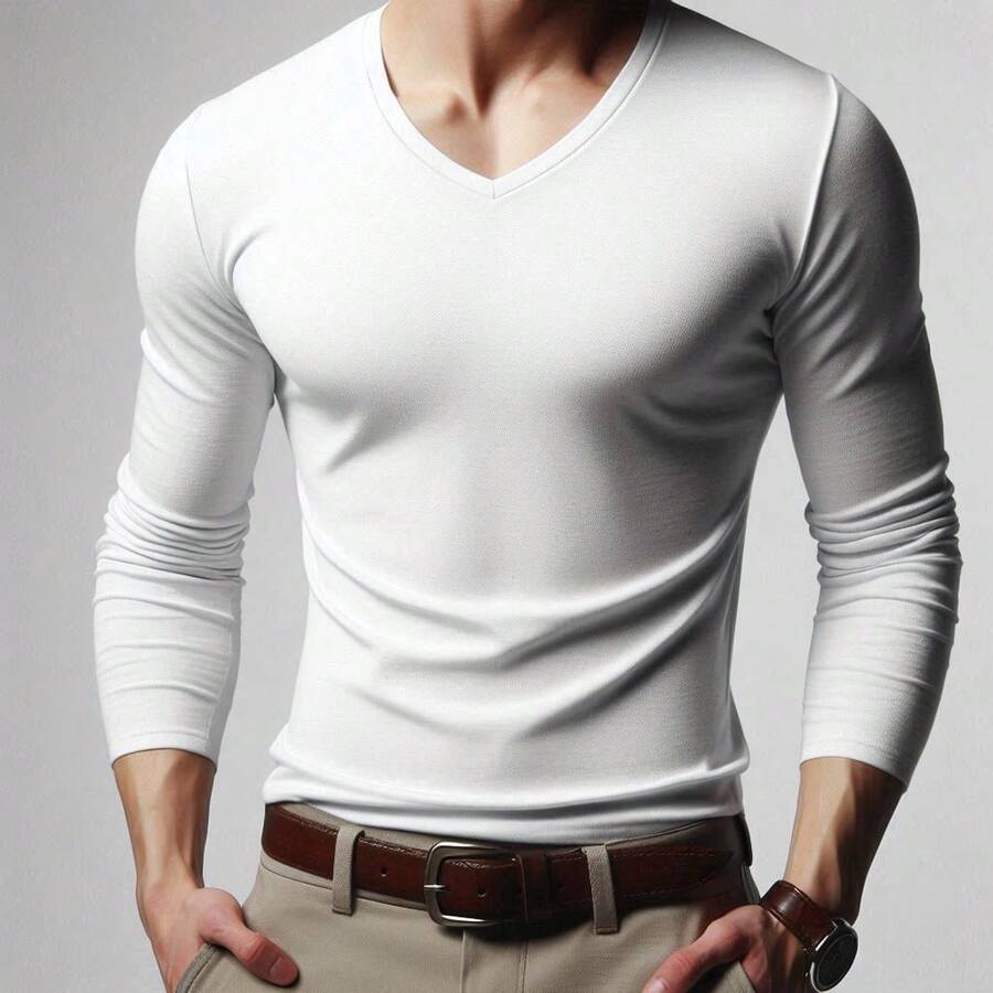 MIL200FIT Men T-Shirts - White - View 1