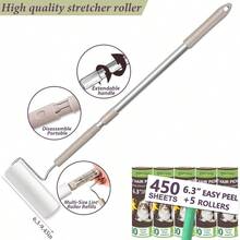 XNHHWLarge Lint Rollers For Pet Hair Extra StickyCat Dog Hair Remover Laundry Clothes Carpet Furniture 6.3 Inches Wider With 450 Sheets Giant Lint Remover Brush For Couch With Long Handle9kd6 - 1Roller(handle)green+450Sheets - View 5