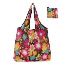 1 Stück (mit Münztasche) modische bedruckte Tragetasche mit großem Fassungsvermögen, tragbare faltbare Einkaufstasche, Schultertasche, wiederverwendbare Tasche