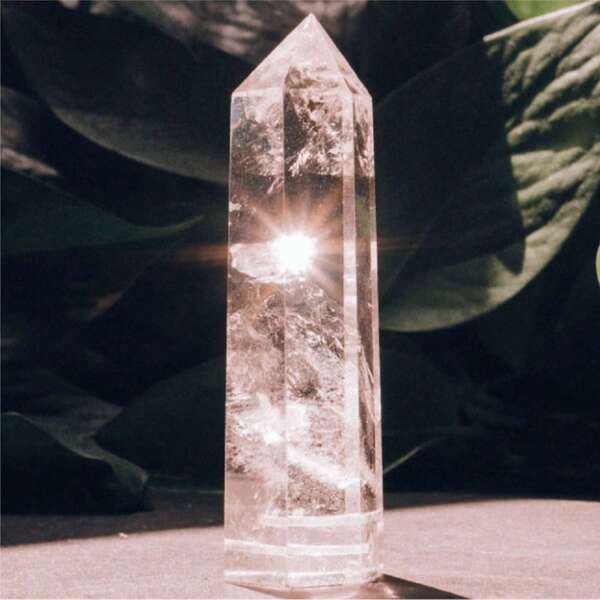 Clear Quartz Healing Crystals Wands Polishing Natural Reiki Energy Wand Stone Hexagonal Point For Meditation Therapy Crystal Grid Decoration