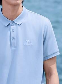 CAMEL CROWN Tricou sport pentru bărbați cu uscare rapidă, mânecă scurtă, tricou polo, topuri de vară