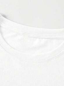 Round-Neck Printed Short-Sleeved T-Shirt, Made Of Comfortable And Breathable Material, A Casual Sporty Style Men's 100% Pure Cotton Street T-Shirt