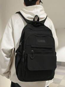 Book Backpack Flap Backpack Waterproof Portable For Travel Vacation Work Office Sport Gym Outdoor Nylon Casual For Student Boys College Student Teens Senior High School Student Funny Gifts Christmas Holiday Thanksgiving Gifts Back To School Beach Bag Laptop Case The Sporty Life Bag Pack Backpacks Travel Must Haves Large Bag Spring School Bag College Bag New Life Items For Students Men Essentials School Backpack School Supplies Bag For School College School Bags Large Capacity Bag Travel Bags Waterproof Backpack