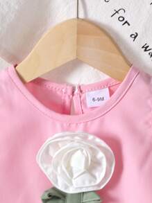 2pcs Toddler Girls Cute Vacation Style Vest Top + Shorts Set, Lightweight For Summer