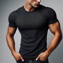 MIL200FIT Men T-Shirts - Dark Grey - View 4