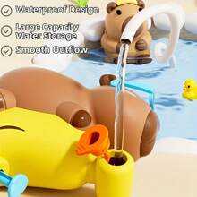 Giocattolo per acqua a forma di topo d'acqua, giocattolo per giocare con l'acqua, design carino di animali, il giocattolo per acqua può sparare a 6-8m, giocattolo per l'acqua da usare all'aperto in estate, regalo di compleanno per i giovani