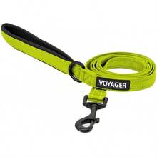 Mejores Suministros para Mascotas Correa o Collar Reflectante para Perros Voyager con de Neopreno, para Cachorros de Razas Pequeñas, Medianas y Grandes, Lindo y Resistente para Caminar, Correr y Entrenar - Turquesa, S - Cal - Ver 1
