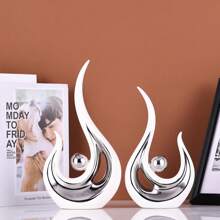 1pc Luxury Modern Minimalist Home Decor Accessory, Display Piece For TV Stand, Hallway, Cabinet, Living Room, High-End Vibe