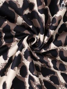 Bộ 3 quần short dệt kim họa tiết da báo cỡ lớn cho nữ mặc ở nhà - Nhiều màu - Xem 6