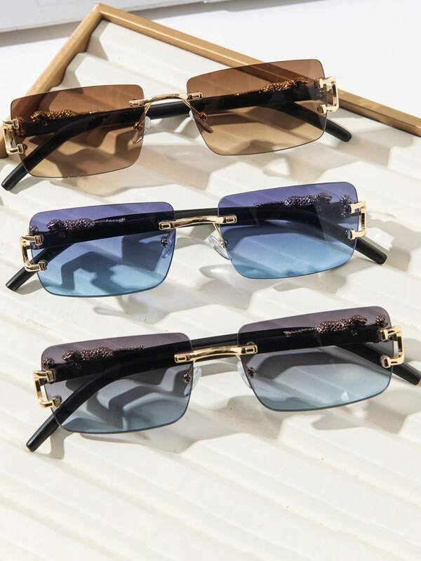 1 Stück/2 Stücke/3 Stücke/Unisex Modebrillen - Modernes minimalistisches Design für den täglichen Lässig- & Streetwear-Stil | Stilvolle Brillen-Accessoires für modebewusste Paare