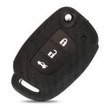 京宇琴遥控纸盒汽车钥匙包套适用于H-Yundai Elantra 2017 Tucson Sonata IX25 I20 Creta Santa Fe GLS Reina钥匙扣