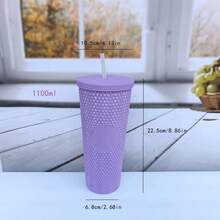 3PCS 1100ML+700ML+400ML Durian Shape Cup Set, Large Capacity Cups With Lids & Straws, Practical & Aesthetically , Suitable For Travel, Outdoor, Camping, Fitness, Office, Ideal For Holidays, Birthday, Anniversary Gifts - Multicolor - View 25