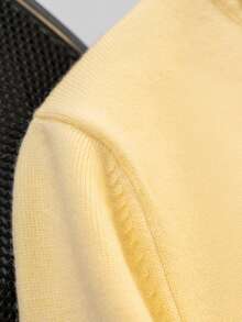 GIGOGOU Fashion Beading Women Autumn Winter Warm Sweater Casual Basic Long Sleeves Knit Top Fall Clothes Chic - Yellow - View 12