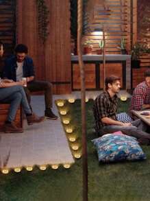 1/4/12 Stücke Solar Bodenleuchten - Wasserdichte Außen Landschaftsbeleuchtung für Weg, Garten, Rasen und Gehwege Heim-Dekoration - 8 LEDs Solar-Diskleuchten