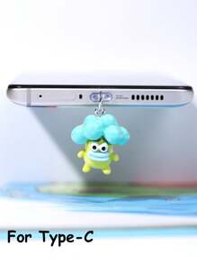 1/5pcs Funny Cartoon Vegetable Series Charging Port Dust Plug, Creative Cute Fashion Unique Broccoli, Scallion, Corn, Eggplant, Carrot Shaped 3D Resin Pendant, Transparent Silicone Smartphone Earphone Tablet Kindle Dust Plug Accessory Decoration Charm, Phone Charging Port Decor Pendant, Suitable As Small Gift, Waterproof Anti-Dust For IPhone Lightning/Type-C, Protect Phone Charging Port Firmly