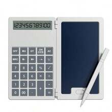 学生用科学计算器，12 位大屏幕，带记事本的数学计算器，初中高中用品和大学课堂必备品 - 彩色 - 查看 14