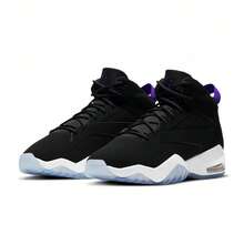 Nike Zapatillas de baloncesto  Lift Off AJ6 GS para niños grandes, resistentes al combate y con amortiguación de aire - Negro - Ver 4