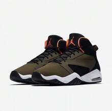 Nike JORDAN LIFT OFF AJ6 GS 大童實戰耐磨氣墊減震籃球鞋 - 軍綠色 - 查看 2