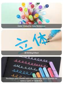6 Colors Languo Feutre Acrylique Paint Markers Pens Stationery Acrylic Gel Pen 1.0mm For Rock Ceramic Glass Wood Drawing Writing Art Supplies Back To School