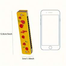 1pc/5pcs/3pcs 12 Styles Harmonica, 16-Hole Double Row Portable Cartoon Harmonica, Musical Instrument Toy Gift For Adult Beginners