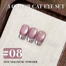 MIANEL 10ML 冬季新款黑珍珠水晶猫眼凝胶指甲油 简约优雅纯黑暗白指甲油 美甲沙龙专用凝胶指甲油 白色指甲 冬季指甲 黑色指甲 可爱指甲 美甲艺术 美甲用品 - 彩色 - 查看 10