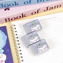 Animal Series Paper Wrapped Erasers, Can Be Cut Into Cross Section With Filling Pattern, Beautiful School Supplies Office Supplies Pencil Case, Automatic Pencil, Doodling Drawing Exam Eraser, Seal, Penguin, Puppy Pattern Cute Erasers, Party Favors Birthday Gifts, School Supplies,Back To School