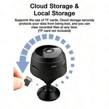 GENAI 1/2/4pcs Home Security Camera -720P WiFi Nanny Cam With Night Vision, Motion Detection, And Home Security For Indoor Outdoor Pet Monitoring - Compact And Discreet Design (Support 2.4GWIFl Only)