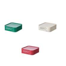 Mehrkaschenkommoden Schreibtisch Organizer Box, Dopamin-Thema Kunststoff Aufbewahrungsbox für Studenten Wohnheim und Bürobedarf