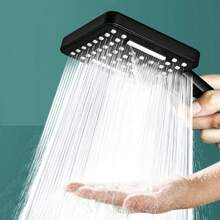 Quadratischer Duschkopf mit hohem Druck, großem Wasserdurchfluss, Duschkopf für Badezimmer Heimgebrauch