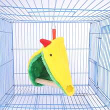 Hamaca/Tienda colgante con perchas para pájaros pequeños - Loro, Periquito, Cacatúa, Cotorra, Periquito australiano - Verde - Ver 4