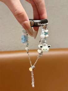 Sanrio Sanrio 1 peça de pulseira feminina New Puppy Bead compatível com 38/40/41/42/44/45/46/49 mm compatível com pulseira Ultra/Se10/9/8/7/6/5/4/3/2/1