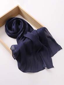FADZOYLE 1 pièce Écharpe de couleur unie, texture satinée lisse et brillante, froissée, châle, enveloppe, hijab long et doux, peut être utilisé comme foulard/bandeau/couvre-plage d'été/sarong/accessoire pour cheveux, convient pour les occasions quotidiennes, les voyages, les mariages, les fêtes, les mariées, les vacances, la prière et le pèlerinage - foulard - Voir 10