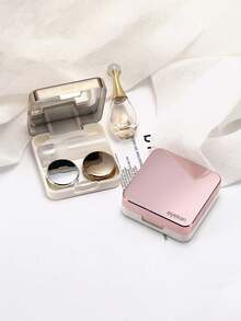 eyekan Minimalist Mirror Contact Lens Case, Portable Leak-Proof Contact Lens Kit With Mirror, Suitable For Soaking Contact Lenses For Travel And Home Use.School - Mirror Care Box - View 3