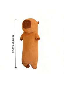 50CM. Gối nhồi bông Capybara dài dễ thương, Gối thân động vật màu nâu sẫm chân thực, Kết cấu siêu mềm mại như thật, Thích hợp để trang trí nhà cửa và làm quà tặng cho người yêu thú cưng, Đồ chơi nhồi bông bền, Quà tặng sinh nhật và nhiều quà tặng ngày lễ khác - Nhiều màu - Xem 9